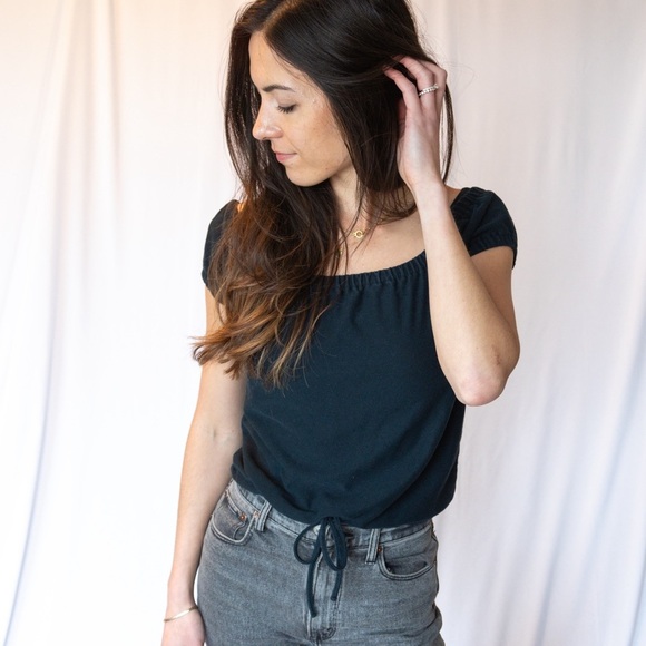 Madewell off the shoulder top - Picture 4 of 6